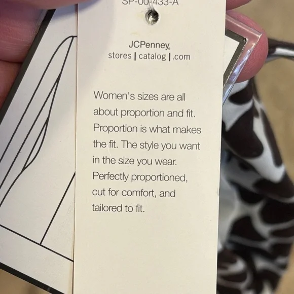 NWT Collections for Le Suit Chocolate and White Pant Suit Set - Picture 11 of 14